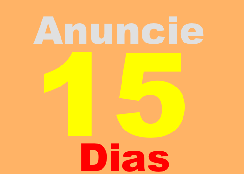 Anuncie 15 Dias