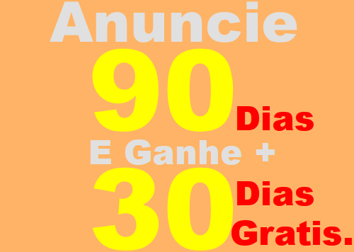 Promoção:Anuncie 90 Dias